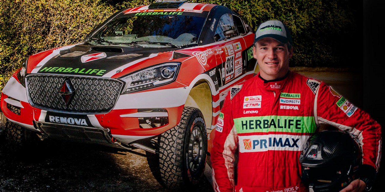 Nicolás Fuchs en el Rally Dakar 2018